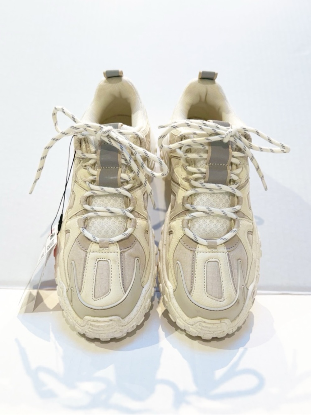 Zara Beige Cream Kids Sneakers